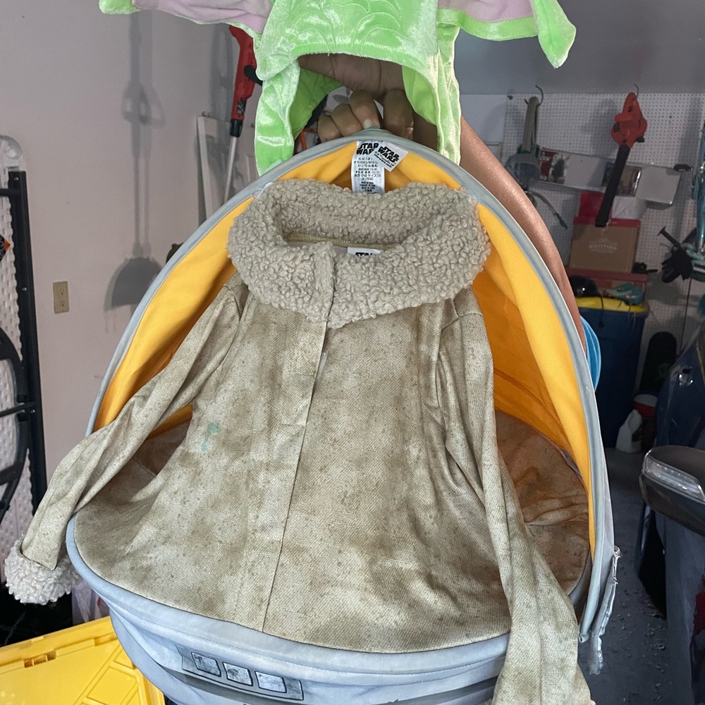 Tan Sherpa-Lined Yoda Costume